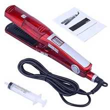 

Professional Steam Straightener Flat Iron Ceramic Tourmaline Ionic Curling Steamer Salon Styling Tool Steam Straightening Iron