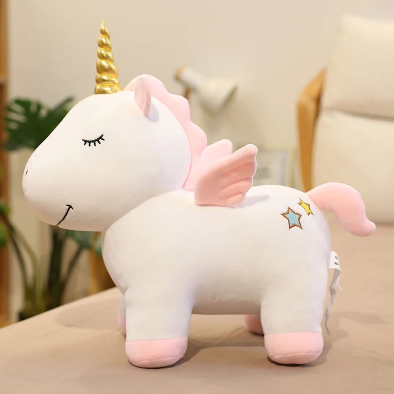 Golden Horn Unicorn Plush Toy