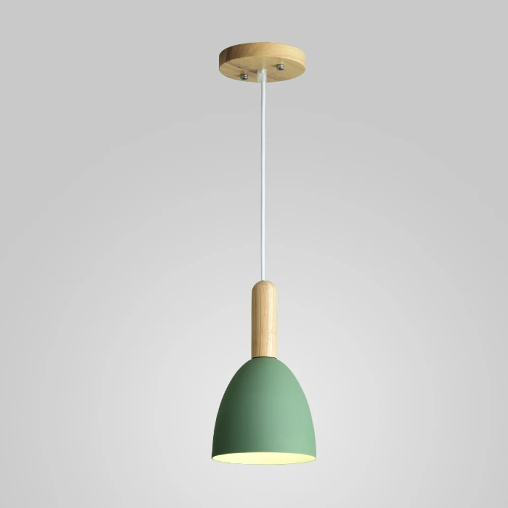 

E27 Dining Room Iron LED Pendant Light Nordic Modern Hanging Ceiling Lamp Lighting Fixtures Adjustable Height Cafe Home Decor