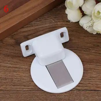 

2pcs Magnetic Door Stops 304 Stainless Steel Door Stopper Door Holders Catch Floor Nail-free Doorstop Furniture Hardware