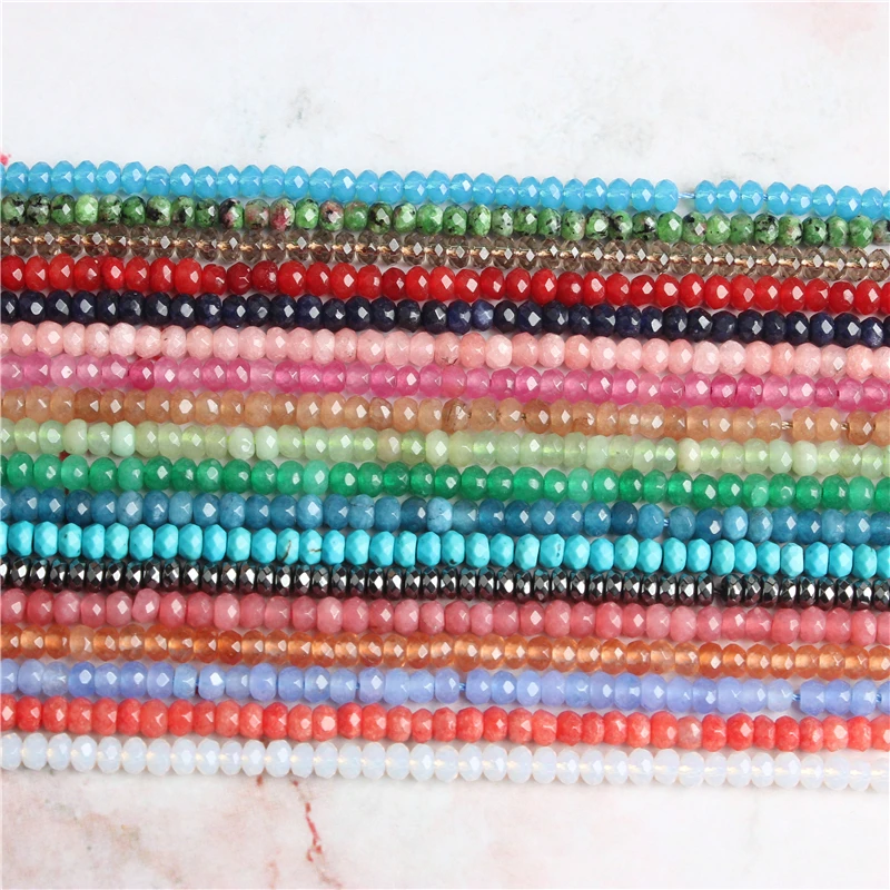 

Linxiang multicolor faceted expected Abacus bead spacers Loose Beads DIY bracelet necklace ear stud Accessories