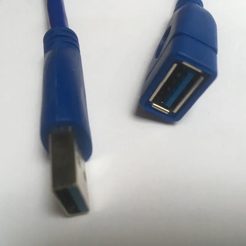Фото USB 3,0 Удлинительный кабель 3,0 штекер гнездо Кабель для передачи данных компьютерное соединение клавиатура U диск сетевая карта мышь принтер высокая скорость мобильный телефон №3