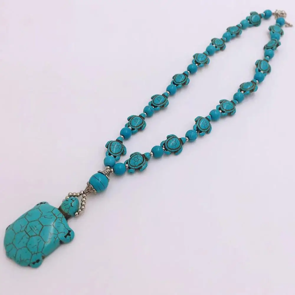 FGTORI богемное ретро ожерелье с черепами для женщин и из натурального