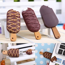 Aliexpress - BURFUN USB 2.0 Cartoon popsicle Usb Flash Drive 4GB 8GB 16GB silicone U Stick 4GB 8GB 16GB 32GB 64GB ice cream pendrive 128GB