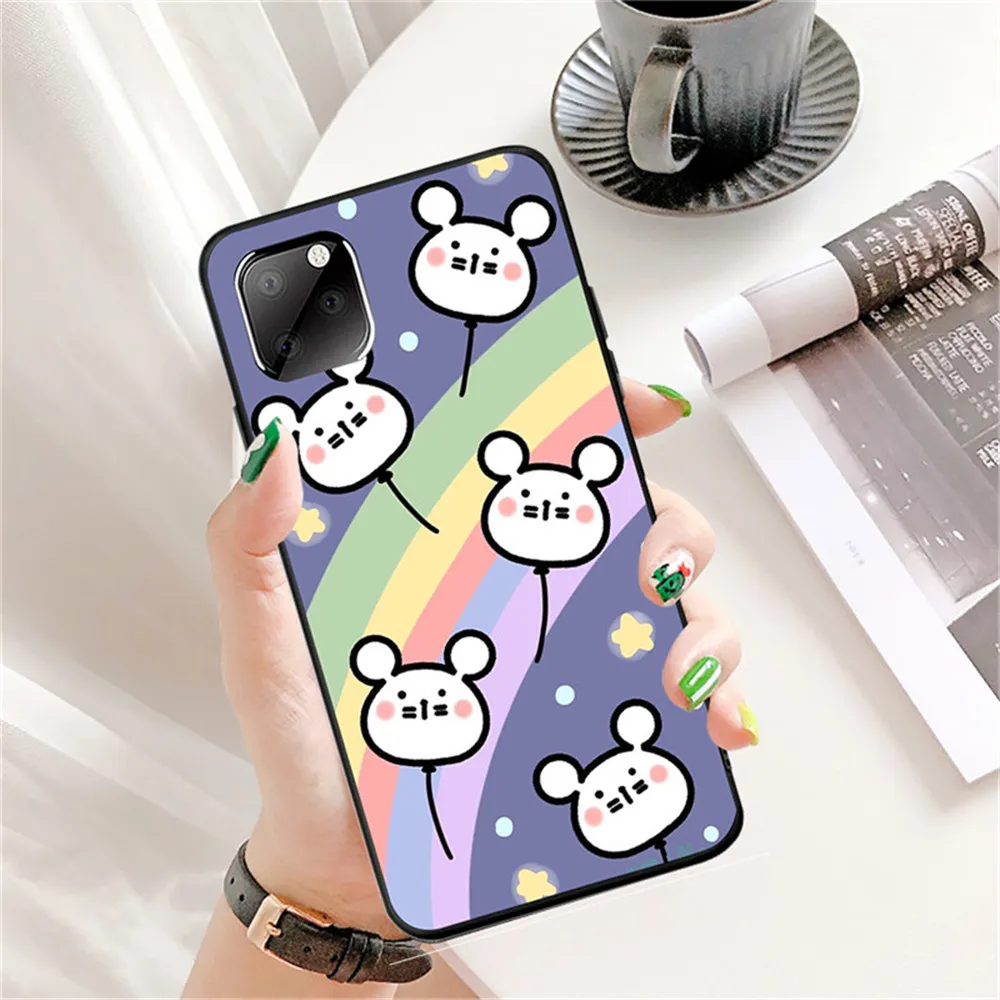 

Cute Case for Iphone 11pro XR 7Plus 8Plus Xs Se2 6s 6P Case Catroon Rabbit Tpu Soft Phone Case Full Protective coque etui bumper