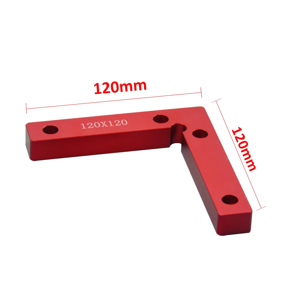 

Hot Woodworking Tool Aluminum Alloy Precision 90 Degree Right Angle Positioning Block Jig for Wood Working