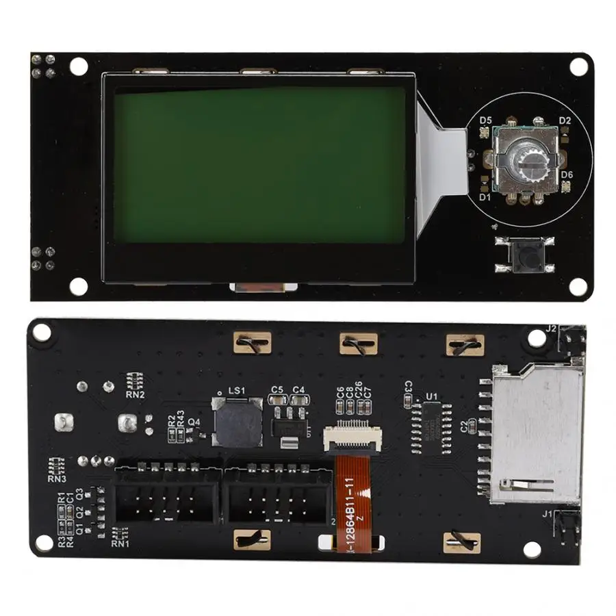 3d принтер аксессуары MKS MINI12864 ЖК-дисплей с памятью держатель для карт для печати цельнометаллический 3d принтер