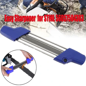 

2 In 1 Easy Chainsaw Chain Blue Sharpener Metal File Fast Chain Saw Sharpener 3/8p Whetstone Sharpening 4.0mm Accessories Tool