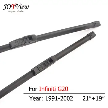 

S410 Wiper Blades for Infiniti G20 1991 1992 1993 1994 1995 1996 1997 1998 1999 2000 2001 2002 Hook Type Wipers 21 + 19 inches