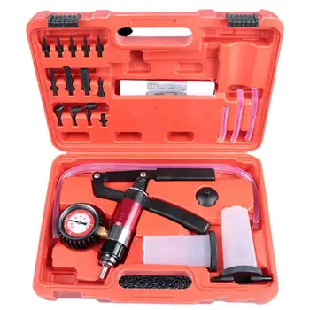 

Manual Vacuum Bleeding Brake Fluid Bleeder Tools Vacuum Pistol Pump Tester Kit Aluminum Pump Pressure Vacuum Gauge