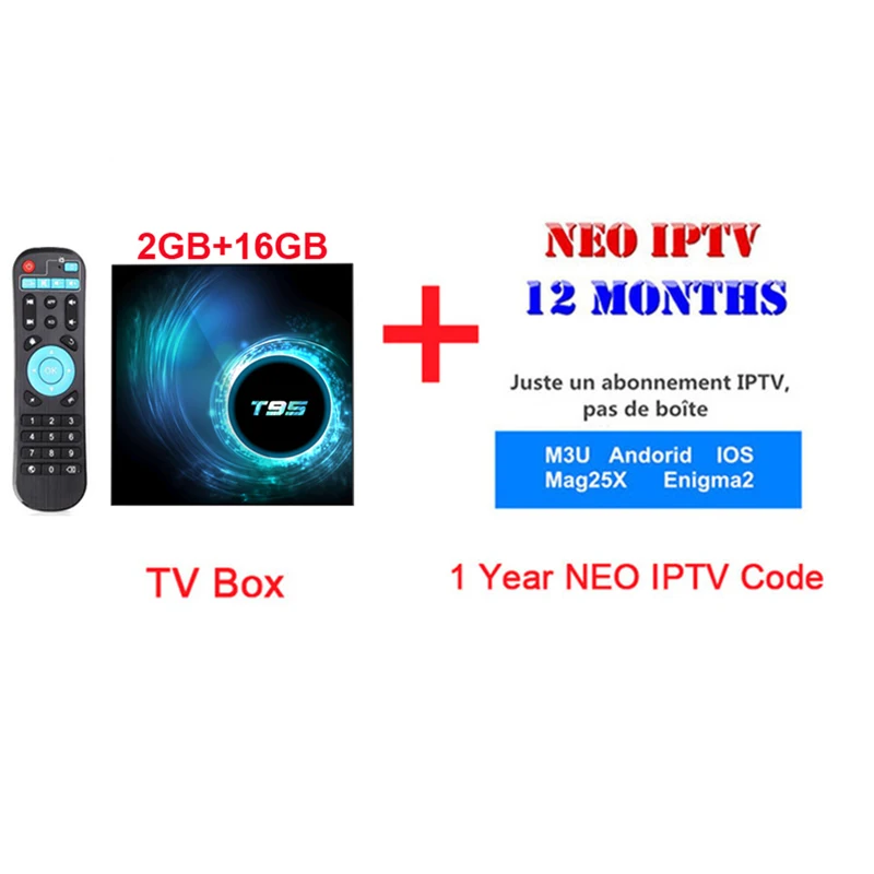 2G 16G NBOtv pro T95 Android 10,0 Смарт ТВ приставка Allwinner H616 1800+ LIVE Франция Италия арабский Beigium Голландский 1 год IP tv подписка ТВ приставка - Цвет: 2G 16G NBOtv pro