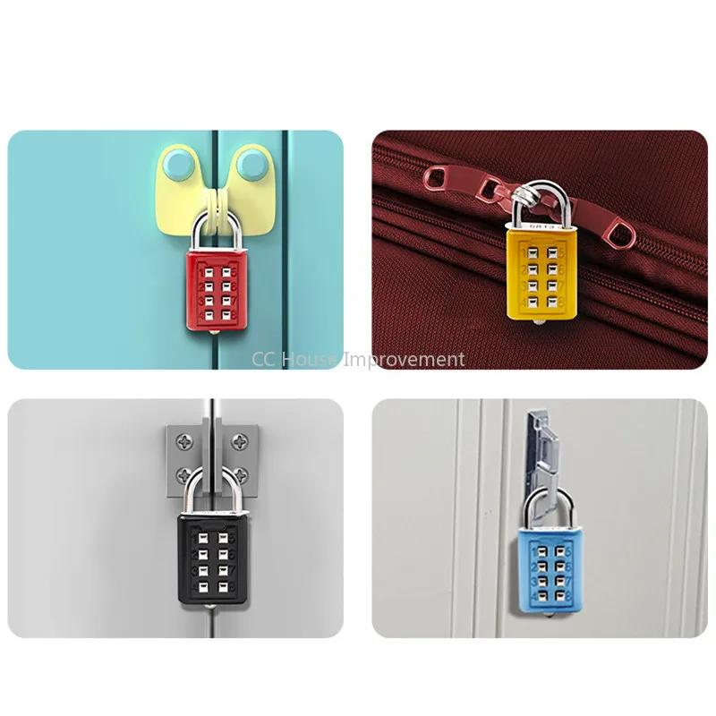 1pc Mini Password Lock For Gym Locker, Luggage, Door, Home