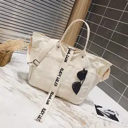 Litthing холщовые сумки для женщин 2019 сумки женские хозяйственные сумки большая сумка для студентов школьные книги дорожная пляжная сумка Bolsa