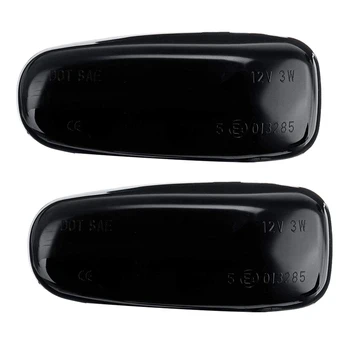 

2Pcs Car LED Side Marker Turn Signal Light Side Repeater Lamp Indicator for Mercedes W638 W210 601/602 for Volkswagen