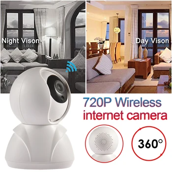 

Baby Monitor Wireless 720P HD PTZ Security IP Camera IR Night Vision Indoor Home WiFi Webcam