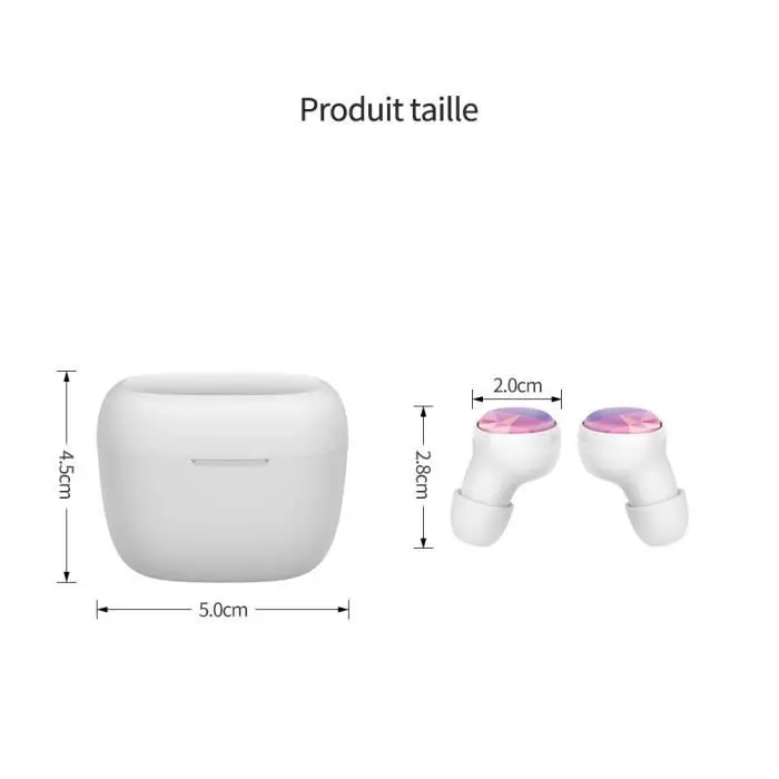 Новые TWS PX6 Bluetooth наушники V5.0 Беспроводные Мини спортивные гарнитуры HD стерео шум Conceling с двойным микрофоном для IOS Android