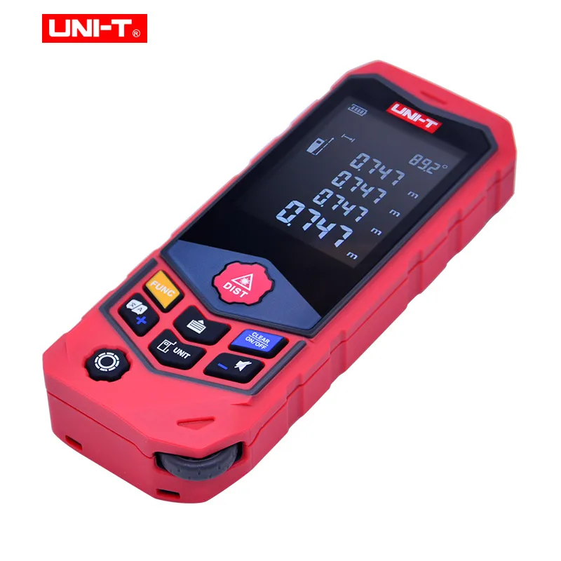 UNI-T Distance Meter Laser Rangefinder 50m/100m Battery Powere Wheel Type Range Finder Handheld Distance Meter Wheel Measurement UNI-T Distance Meter Laser Rangefinder 50m/100m Battery Powere Wheel Type Range Finder Handheld Distance Meter Wheel Measurement