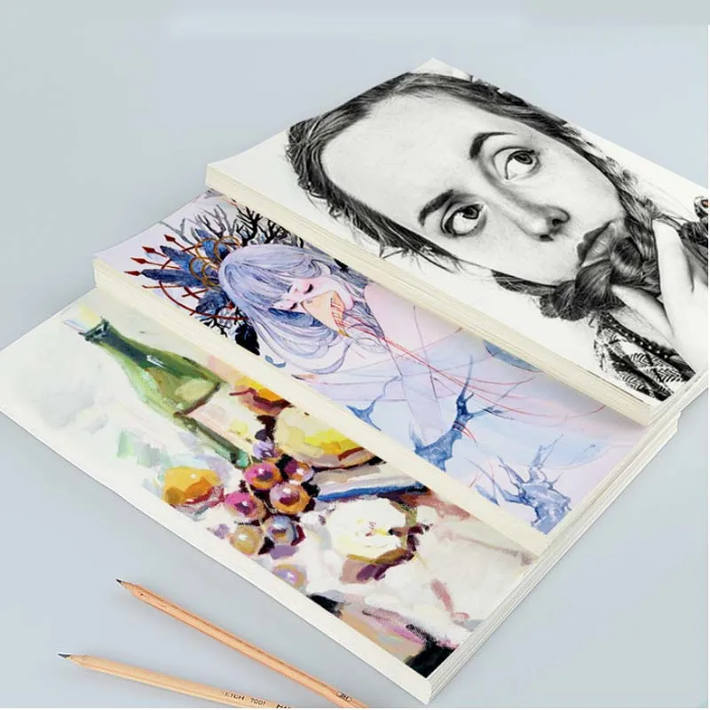 20sheets 160g Lead Paper Sketch Sketchbook Art Drawing Watercolor Gouache | Канцтовары для офиса и дома