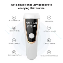 Безболезненный Эпилятор Перманентный 400000 мигает Перманентный IPL лазерная эпиляция удаление волос depiladora Фотоэпилятор для лица