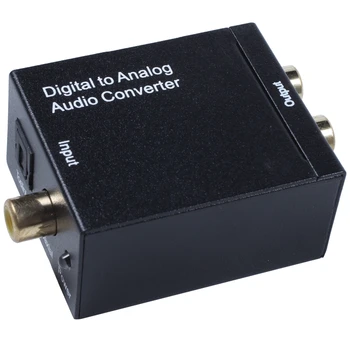 

Digital To Analog o Converter Digital Optical Coaxial RCA Toslink Signal to Analog o Converter Home Theater For DVD TV
