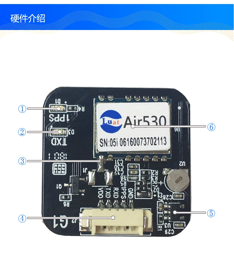 Air530/Gps Beidou модуль позиционирования автомобильный навигационный модуль IoT макетная плата