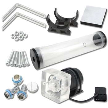 

600L/H 19W Dc12V Cpu Cooling Heat Exchanger Water Pump Tank 255 Ml Co2 Cooler