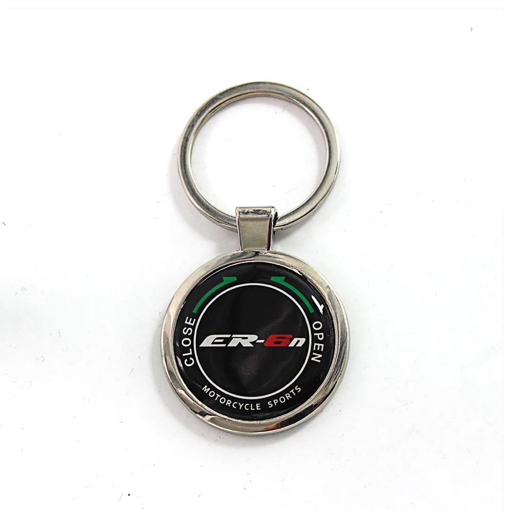 

Motorcycle keychain key Ring with logo for Kawasaki ER6N ER-6N