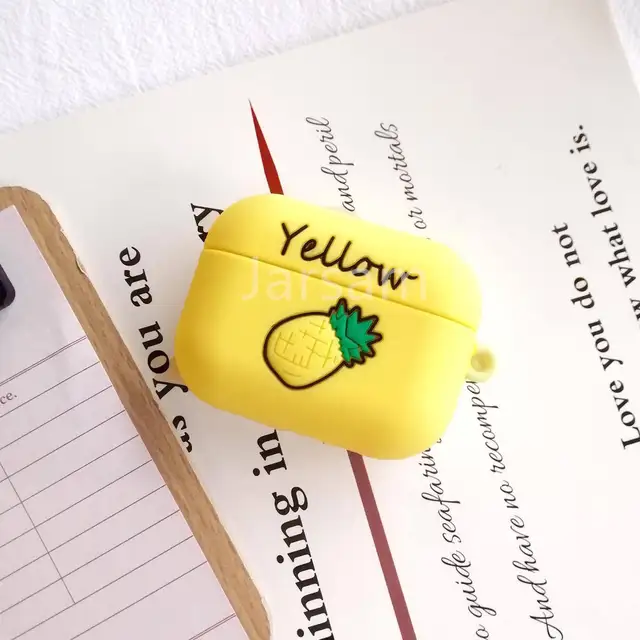 cute For airpods pro case Silicone Wireless Headphone Case Earphone For Airpods pro Case Cover accessories Protective Smallpineapple