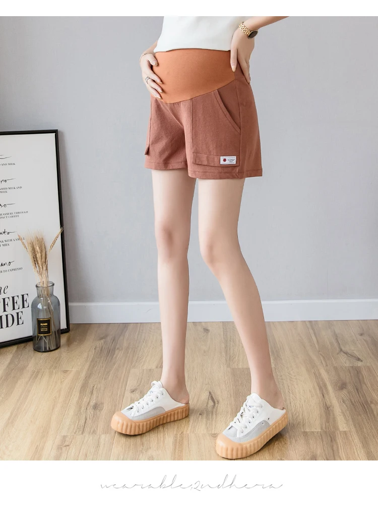 Maternity Leisure Pants Loose Thin 2020 summer Fashion Shorts Elastic Waist for Pregnant Women Belly Support Pants best Maternity Clothing