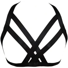 Пастельный, готический сексуальное женское белье тела жгут панк восторженные женские жгут бюстгальтер с регулируемыми бретельками на подтяжках короткий топ бондаж бюстгальтер из ремешков