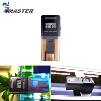 

Automatic Fish Feeder Fish Tank Aquarium Fish Food Dispenser LCD Display Timer Pet Feeding Dispenser Adjustable Auto Feeder