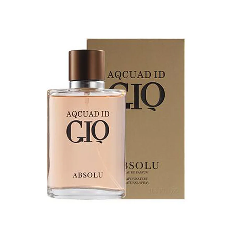 100 мл 4 типа GIQ джентльмен духи классическая коробка Parfum Masculino свежий аромат спрей для тела стеклянная бутылка мужские духи - Цвет: Glamour Brown