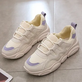 

2020 Women Sneakers White Running Shoes for Trainers Outdoor Sport Shoes Female Gym Athletic Walking Shoes Zapatos Mujer E14-78