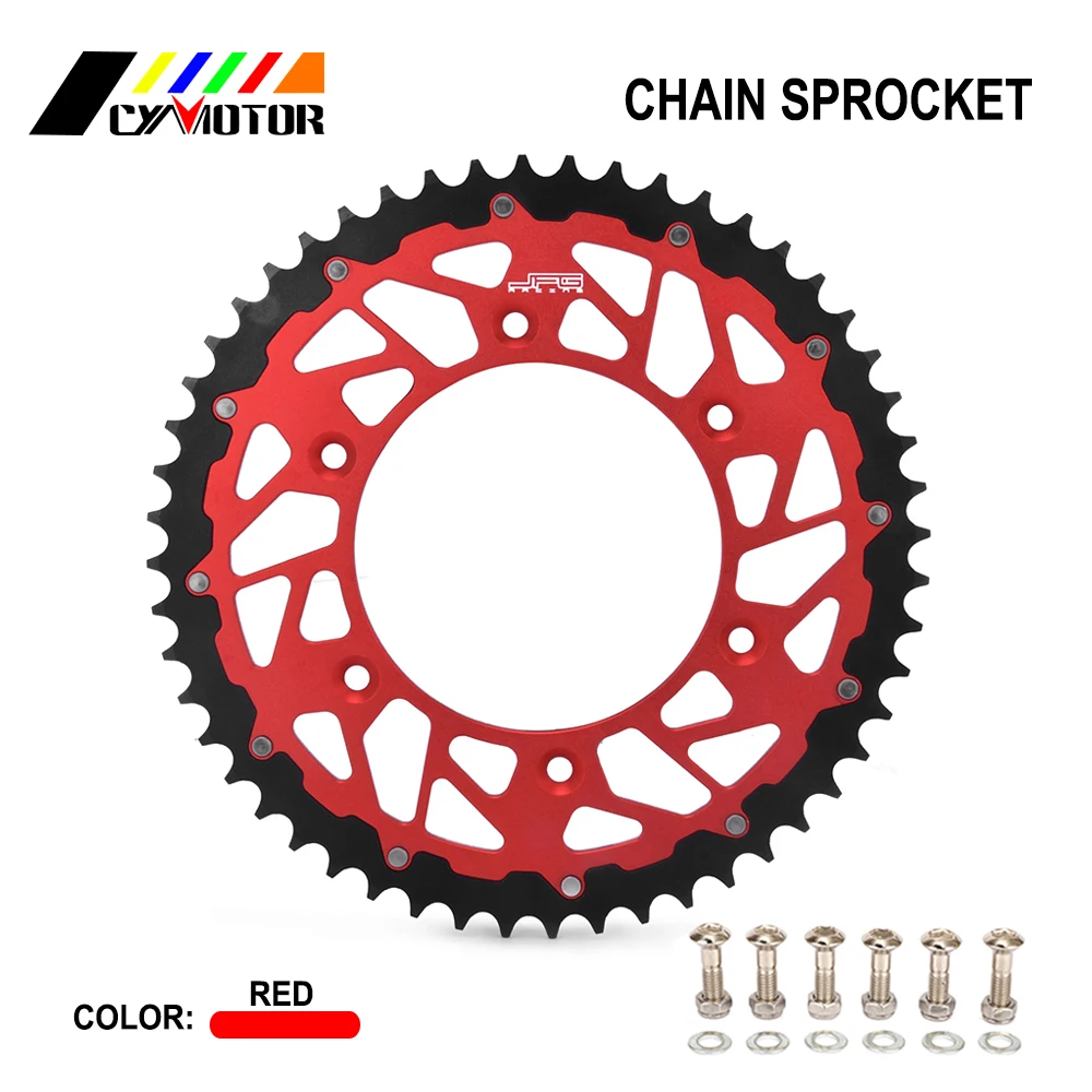 Задняя звездочка мотоцикла для 250 300 350 390 400 430 450 480 RR RS 2T HONDA CR CRF XR mr16r 498 F 125 M X