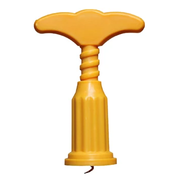

Red Wine Opener Handle Pressure Corkscrew Plastic Kitchen Bar Party Wine Cork Puller Remover