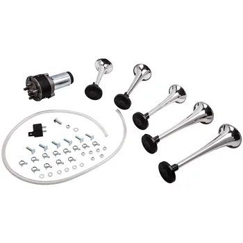 

5pcs for Chrome Dixie Musical Dukes of Hazzard General Lee Air Horn 12 Notes