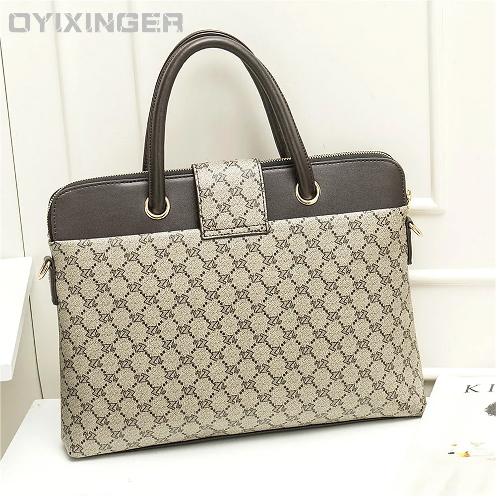 Fashion Women Leather Laptop Briefcases Office Lady Handbags For Woman Business Handbag Notebook Computer Shoulder Bags | Компьютеры и