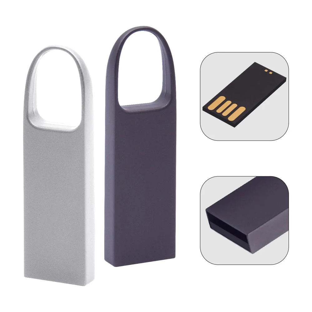 Новый usb накопитель 2 0 64 Гб портативный металлический Флешка 4 ГБ 8 16 32 128 карта