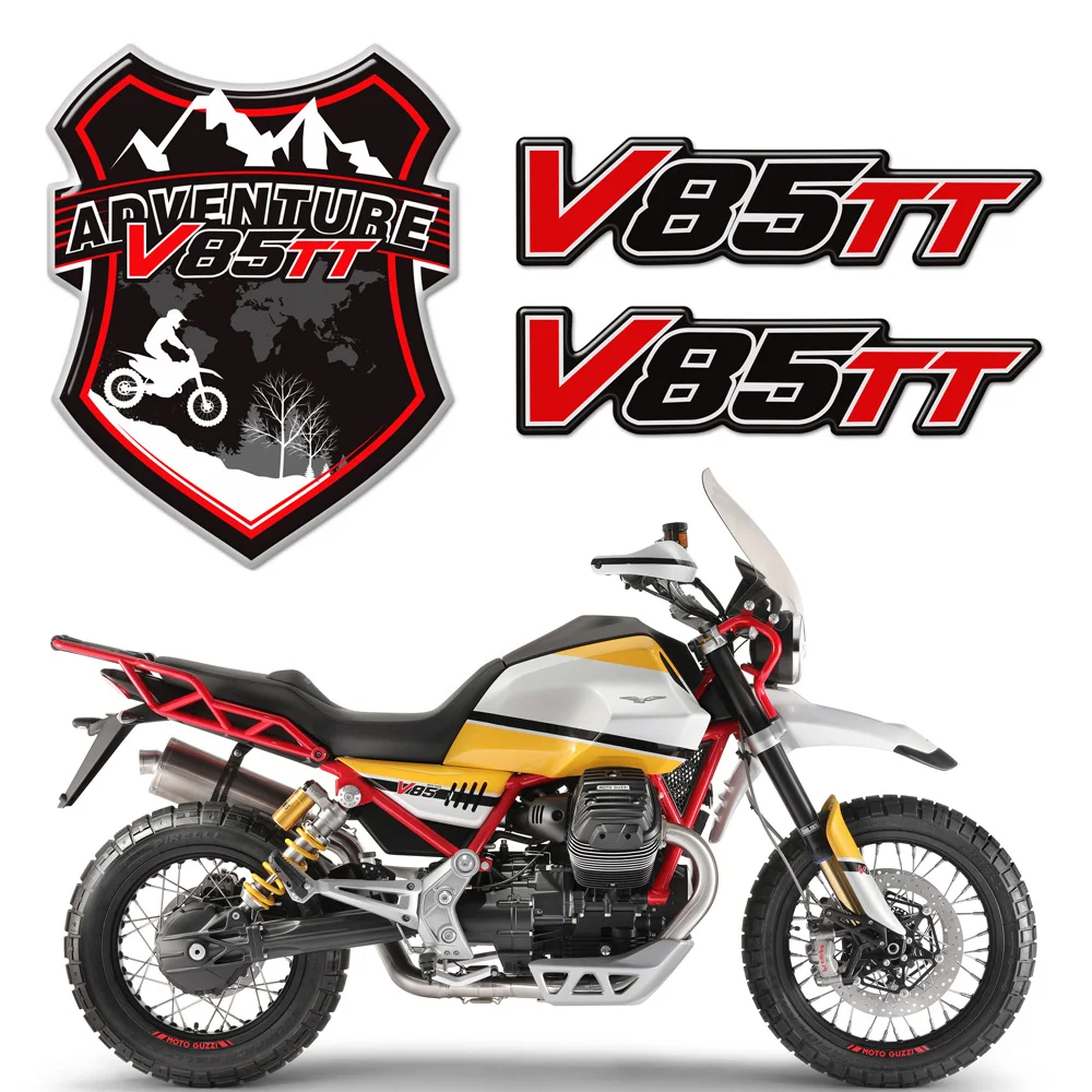 Youran for Moto Guzzi V85TT 2019-2021 Motorcycle Non-Slip Side Anti Fuel Tank Pad Stickers Waterproof Pad Motorcycle Fuel Tank Sticker 