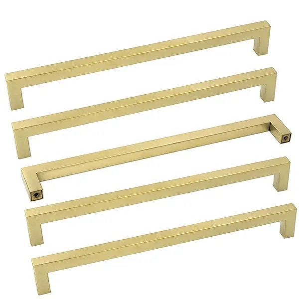 New Gold Pulls Brushed Brass Drawer Pulls Gold Kitchen