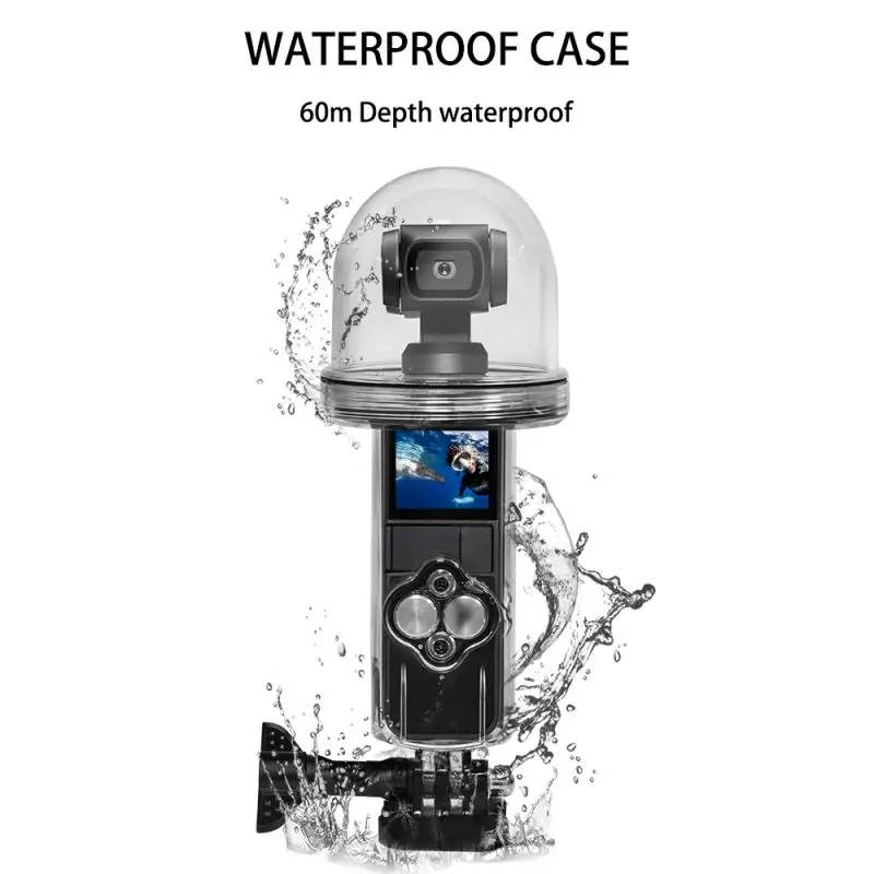 Крышка камеры полукруглый Купол специальный дизайн 60 м водонепроницаемый глубина Высокая светопропускаемость водонепроницаемый чехол для DJI Osmo Pocket