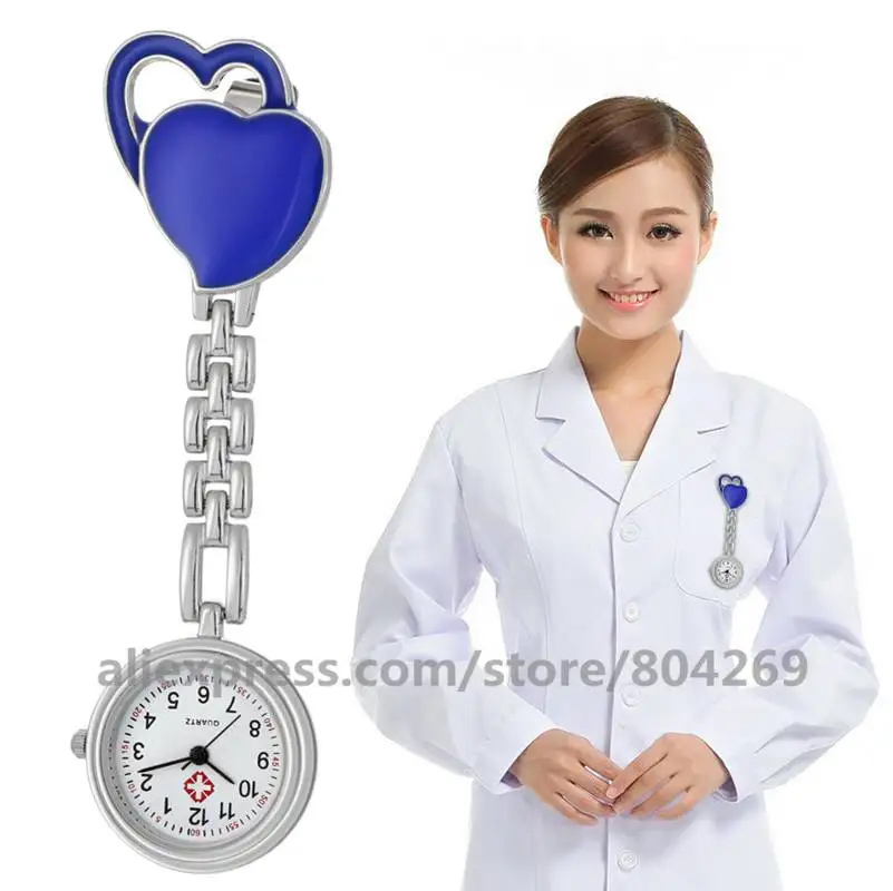 Оптовая продажа модные карманные часы Doctor из сплава в форме сердца медицинские с
