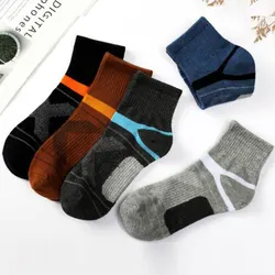 Men's Compression Shakeproof Socks Men Running Training Black Ankle Cotton Socks Basketball Sports Breathable Sock for Men