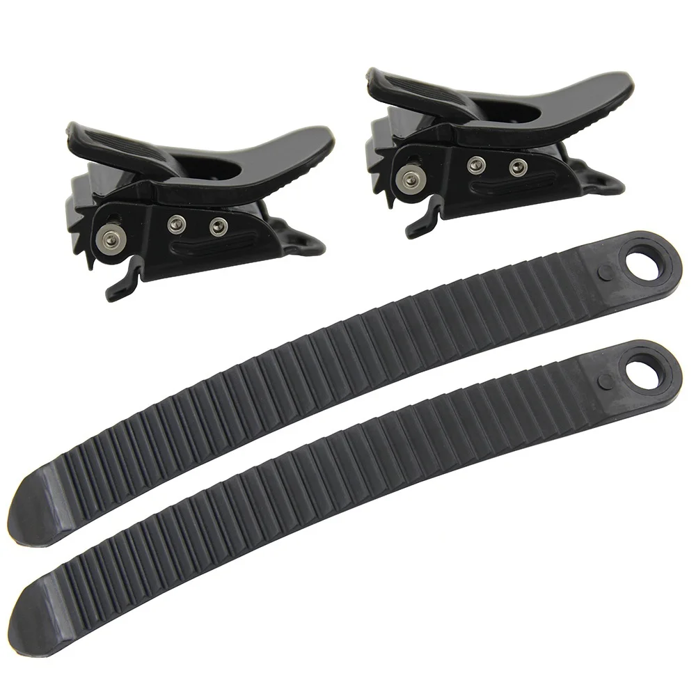 Set Di 2 Guinzagli Con Fibbia Per Snowboard – Cinghie 30,5 Cm Con Clip Rapida, In Nylon Intrecciato, Per Tavola E Scarponi, Adatti Per Principianti Ed Esperti