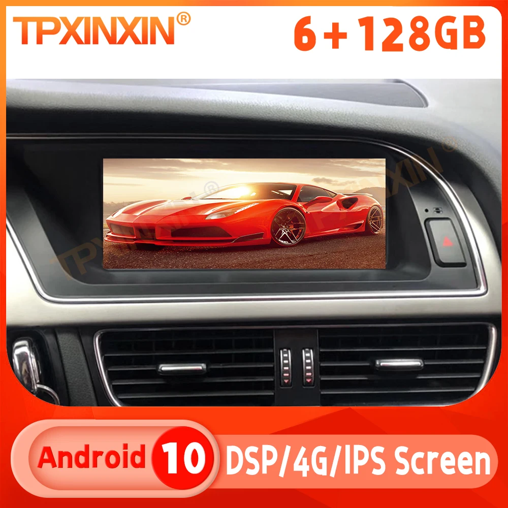 

Android 10.0 128GB Car Radio For Audi A4L 2013-2016 Multimedia Player GPS Navigation Auto Stereo Tape Recoder Head Unit Carplay