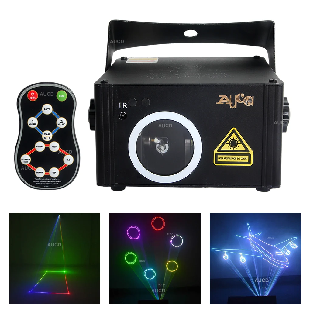 

Fast Shipping DMX Remote Controller SD 3D Animation Scanner RGB Laser Projector Light Disco Party DJ Disco Stage Effect Lighting
