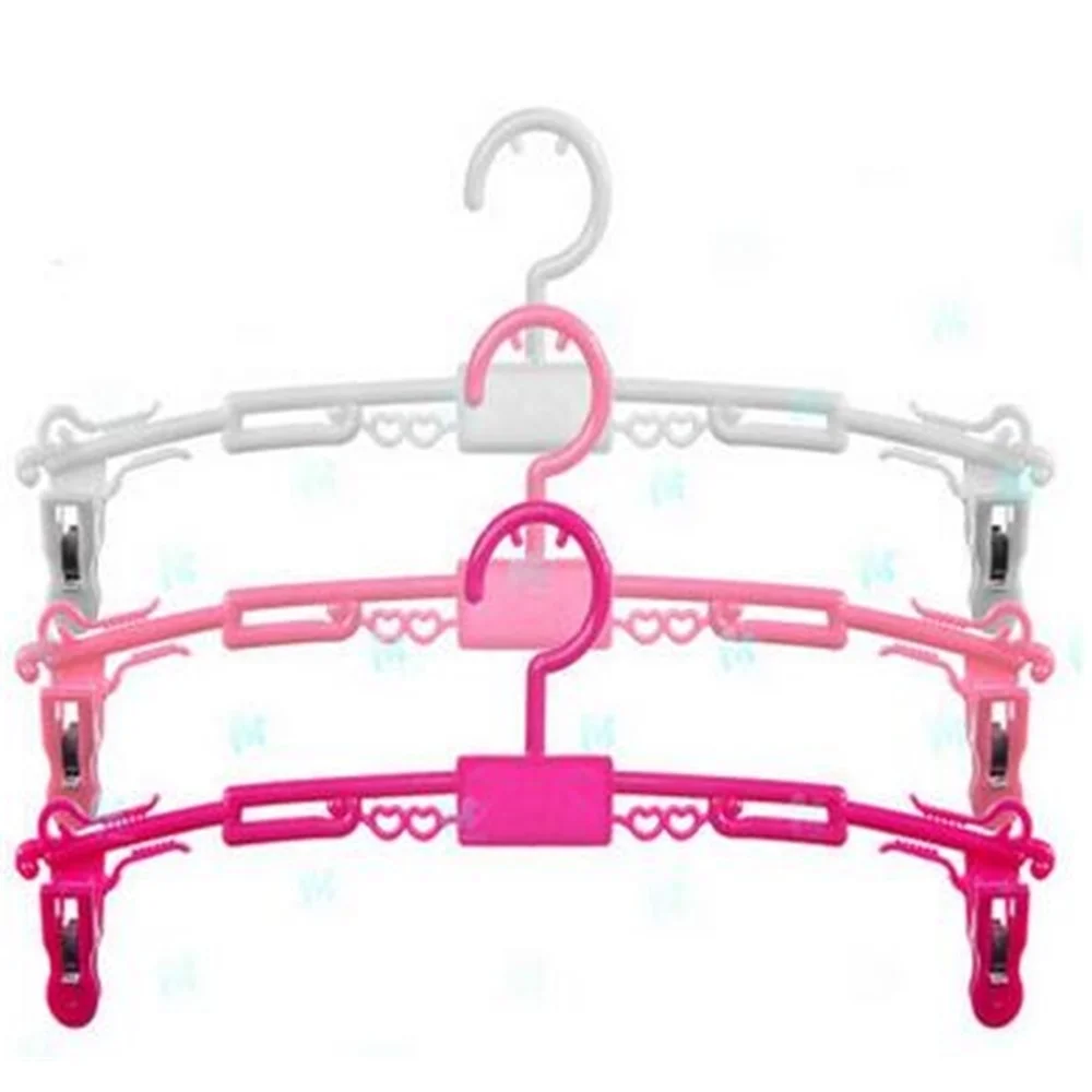 Love Fancy Underwear Hanger Soft Non-slip Bras Coat Hanger Soft Flexible Hooks Underwear Shelf Display Rack Coat Racks