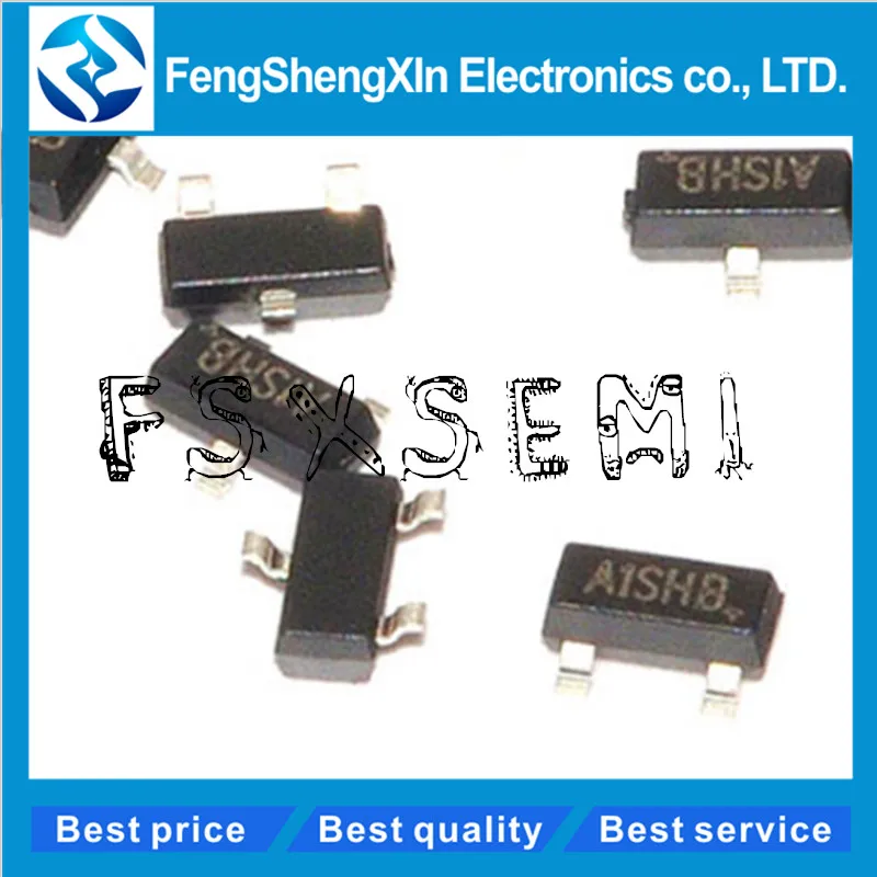 50PCS SI2301 A1SHB 2.3A/20V SOT-23 MOS P-Channel MOSFET Transistor SMD Nuevo