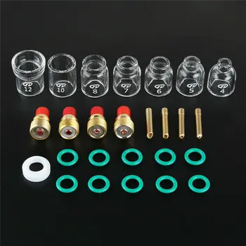 

26pcs TIG Welding Torch Set Accessory Clamp Clip Slot For WP-9 / 20/25