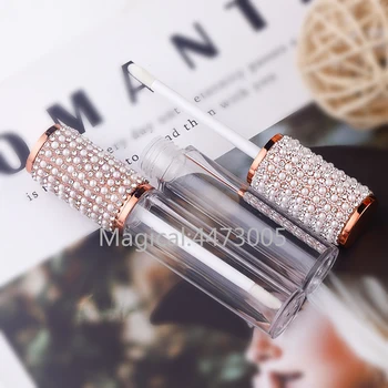 

5ml Round Lip Gloss Tubes High Grade Clear Plastic Empty Lip Gloss Containers lipgloss Bottles Cosmetic Packaging Containers